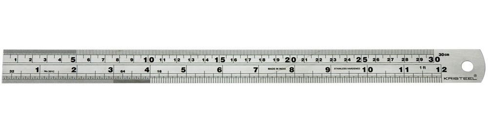 Steel Scale (Metric & Inch)